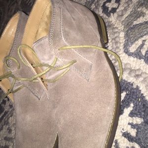 Tan Suede Calvin Klein Chukka Boots Size 9.5 Mens